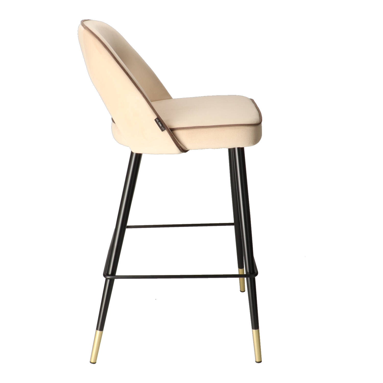 DL FANNY PIP Beige design Upholstered indoor bar stool